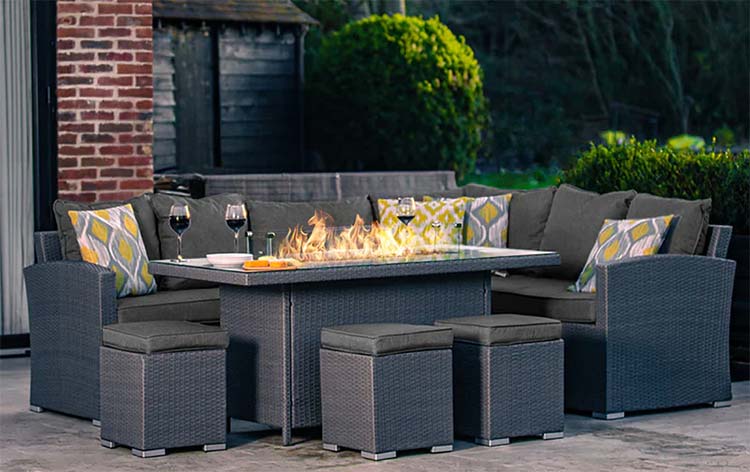 Enjoy Relaxing Evenings with a Firepit Furniture Set Garden