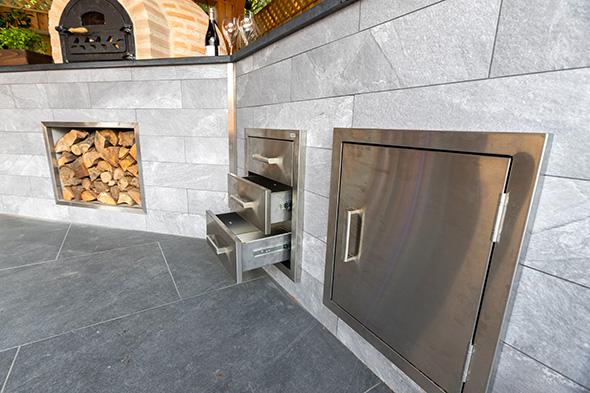 Outdoor Kitchen Cabinets, Doors and Drawers